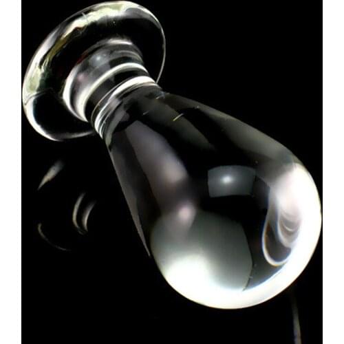 Crystal Glass Dildo Anal Sex Toys Big Anal Plug Expander Butt Plug Stimulator Sex Toys for Men Women Prostate Massager Sex Shops