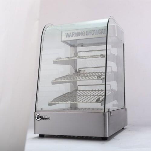 Commercial Warming Showcase Glass Snack and Hot Food Warmer Display Cabinets for Catering