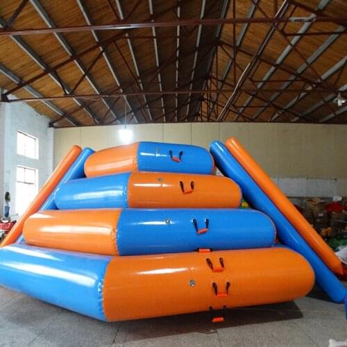 Commercial inflatable water park for kids volleyball court slide bouncer trampoline