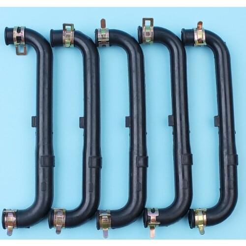 5 x Oil Tube Hose w/ Clamps Kit For Honda GX35 GX35NT HHT35S UMC435A Engine Trimmer Brush Cutter 15422-Z0Z-000