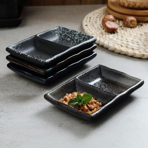 Nordic Rectangular Plate Long Plate Ceramic Household Sushi Plate Commercial Long Plate Dim Sum Plate Creative Western Food Plat