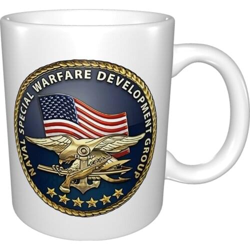 Navy Seal Team Logo 2021 Summer New Fashion Slim 100 Printed Fitness Screen Printing Mug Mug Coffee Cup Coffee Mug Hookah