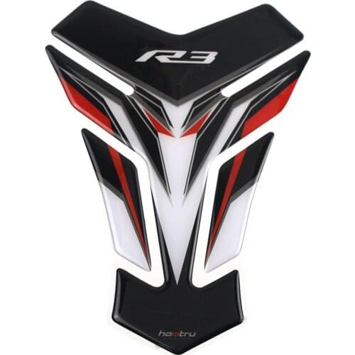 New 3D Motorcycle Tank Pad Protector Decal Stickers Case for Yamaha R3 YZF-R3 VS Tank With logo R3