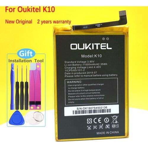New Original Battery For OUKITEL K10 11000mAh Smartphone/Smart phone