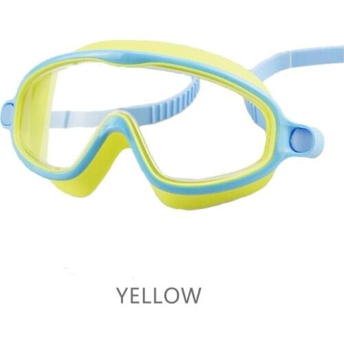 Swimming Goggles Waterproof Clear Vision Swim Glasses Anti Fog UV Protection No Leak Silicone Frame and Strap Boys/Girls