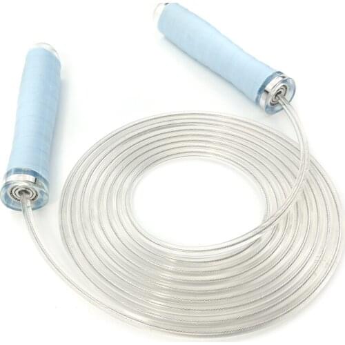 Adjustable Plastic PVC Steel Fitness Wire Training Heavy Weighted Speed Skipping Jump Rope 2021