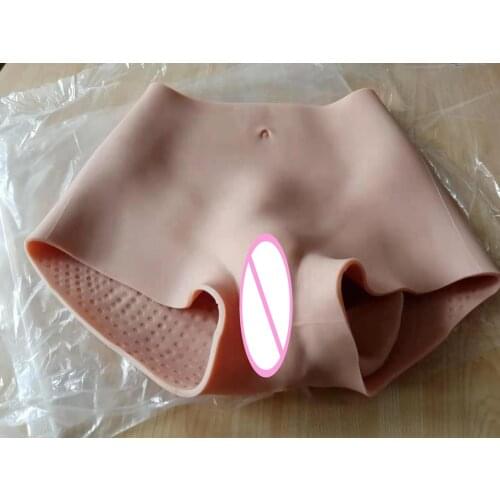6G Upgrade Vagina Panties Shemale Crossdresser Silicone Realistic Pussy Pants Transgender Artificial Sex Fake Underwear Lift Hip