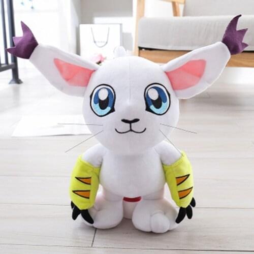 Japan Anime Digimon Plush Toy Tailmon Stuffed Doll 30cm Kawaii Kid Gift