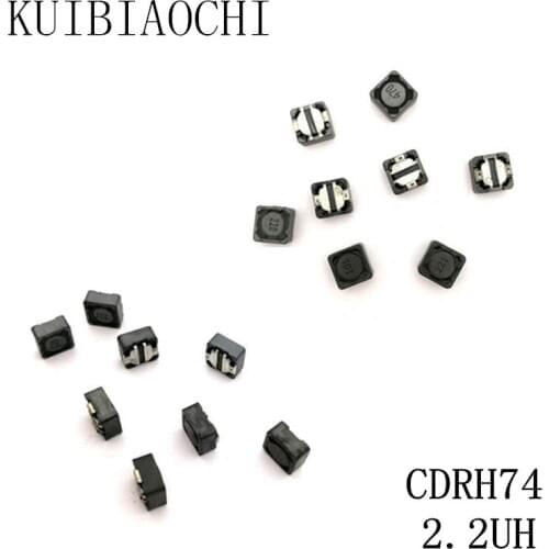 10pcs/LOT SMD Power Inductor CDRH74 2.2UH 2R2 7*7*4mm shielded winding inductor