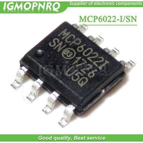 10PCS new original MCP6022 MCP6022-I MCP6022-I/SN patch SOP-8 new original can be directly photographed