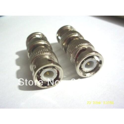 1000pcs CCTV RG59 BNC coupler male to male connectors New