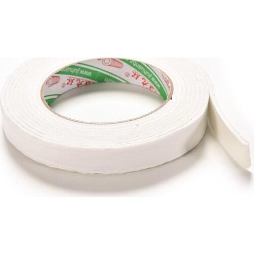 5Rolls of Double Sided Super Strong White Foam Sticky Tape Roll Adhesive Office School Supplies Practical 1.8*300cm