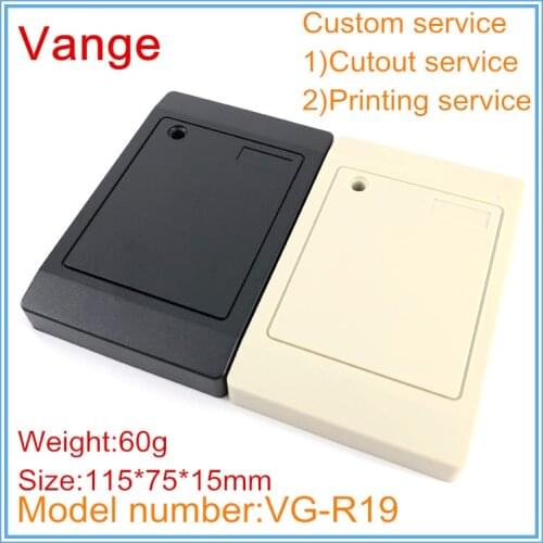 5pcs/lot mould making injection ABS plastic material enclosure project box 115*75*15mm for access control device