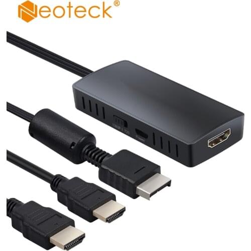 Neoteck For PS 2 & PS 1 to HDMI Converter Adapter Support 1080P/720P For PS to HDMI Converter Adapter For PS2 TO HDMI Cable