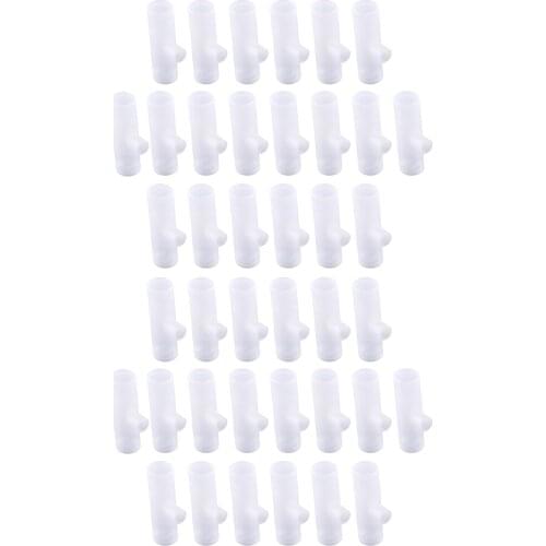 40pcs 1/2" New Tee Fittings Poultry Chicken Automatic Drinker Water Drinking Cup Nipples Connector for Broiler Breeder Duck Bird