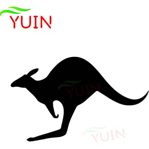 Car Sticker Cartoon Kangaroo Animal Decal Cars Exterior Creative PVC Body Bumper Decoration Accessories Waterproof Stickers