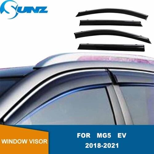Car Window Visors For MG5 EV 2018 2019 2020 2021 4pcs Window Rain Guards Weathershields Sun Rain Deflectors Car Accessories SUNZ