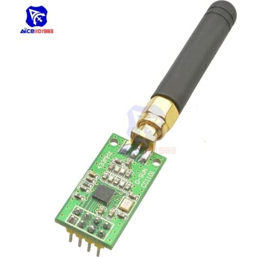 Diymore CC1101 433MHz Wireless Receiver Transmitter Module with SMA Antenna Wireless Transceiver Module for Arduino