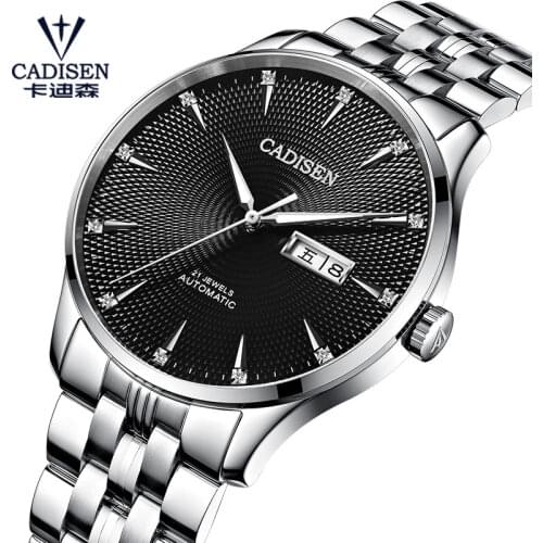 CADISENDesign Mens Automatic Mechanical Watch 2021 Top Brand Luxury Sapphire Glass Sports Waterproof Luminous Relogio Masculino