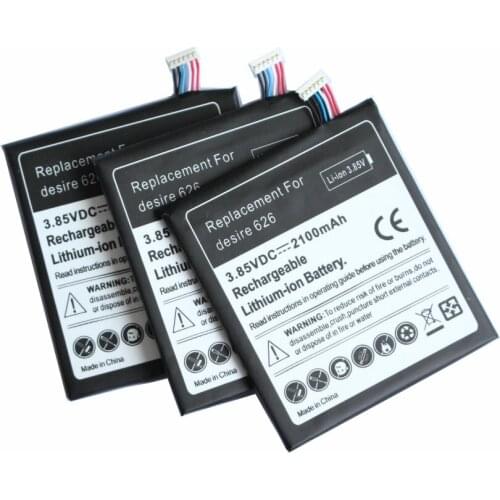 Ciszean 20pcs/lot 2100mAh B0PKX100 / BOPKX100 Replacement Battery For HTC Desire 626 D626W D626T 626G 626S D262W D262D A32
