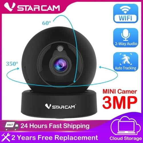 Vstarcam 3MP Mini Dome IP Camera Motion detection Wireless Wifi Security Camera PTZ Cam IR Night Home Surveillance Baby Camera