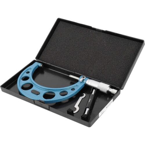 75-100mm Outside Micrometer Spiral Outside Measuring Calipers Mechanical Structure Locking Device Dial Test Indicator