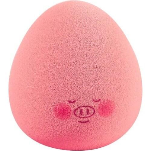 Custom Logo Brand Cute Pig High Elastic Cosmetic Puff Makeup Sponge Cosmetics Powder Foundation Make Up Blender Face Foundation