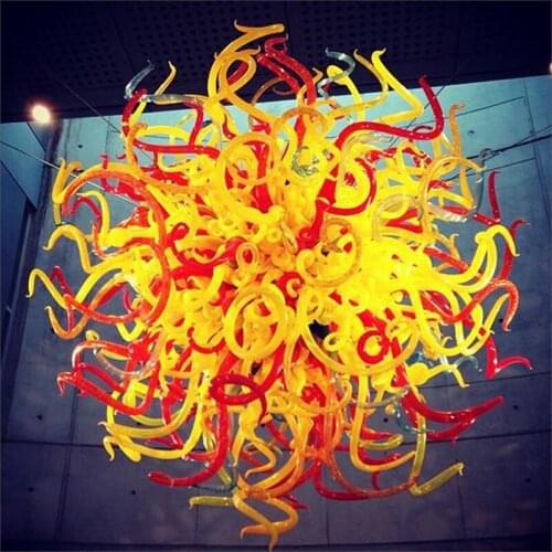 Newest Hot Sale Contemporary Tiffany Style 100% Mouth Blown Glass With 110v-240v LED Bulbs for Table Top Decoration