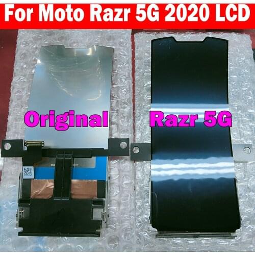 Original For Motorola Moto Razr 5G 2020 XT2071-4 LCD Display with Touch Screen Digitizer Assembly Replacement For Moto Razr 5G