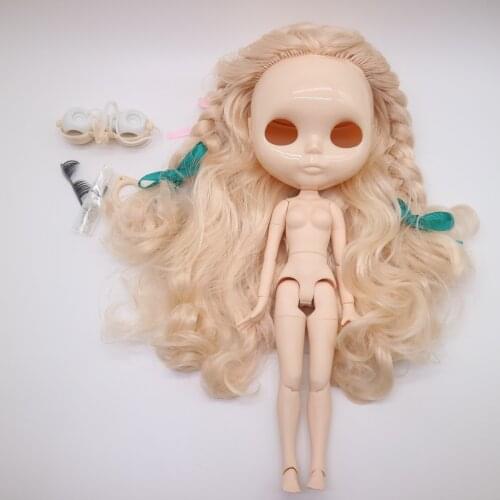 Body hair scalp and eye mech for DIY customization Nude blyth doll accessories 0902