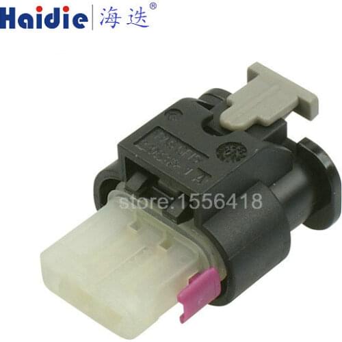 Free shipping 2sets 3pin VW auto cable plug wiring waterproof connector 2-1718644-1 2-1718652-1