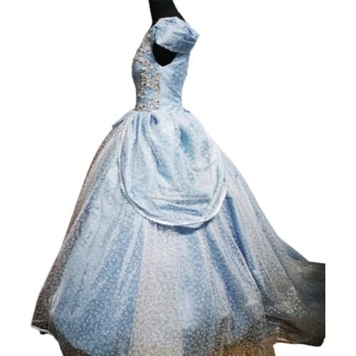 2021 New victorian Halloween Cosplay dress Colonial Georgian Renaissance Gothic Historical dress D-674
