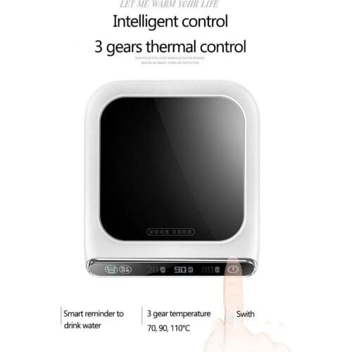 70 90 110℃ 3 Gear offee Mug Warmer Cup Heater Smart Thermostatic Hot Tea Makers Heating Coaster Desktop Heater for Coffee Milk