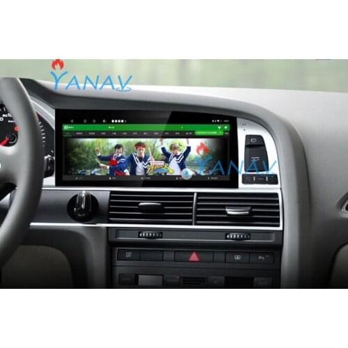 Android Car Multimedia Player Navigator for-Audi A6L Radio GPS Navigation support BT DVR DVD IPS 10.25 inch Touch Screen carplay