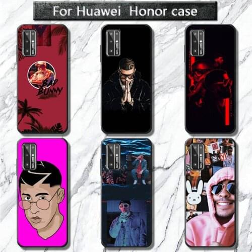 Yo Perreo Sola Rapper Bad Bunny Phone Case for Huawei Honor 30 20 10 9 8 8x 8c v30 Lite view 7A5.7inch 5A Play