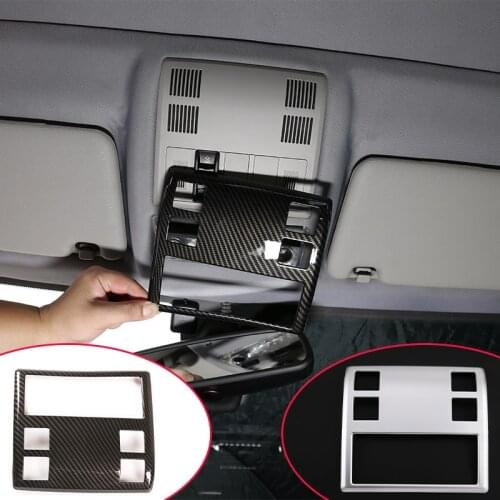 For BMW X3 E83 2003-2010 Car Styling ABS Pearl Chrome Car Front Row Reading Light Frame Trim Sticker Car Interior Accessories