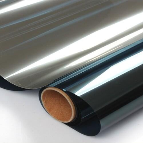Home Decor Mirror Silver Unidirectional Sunscreen Window Film , Auto Glass Protective Film Protect Anti-Privacy Curtain Top Qual
