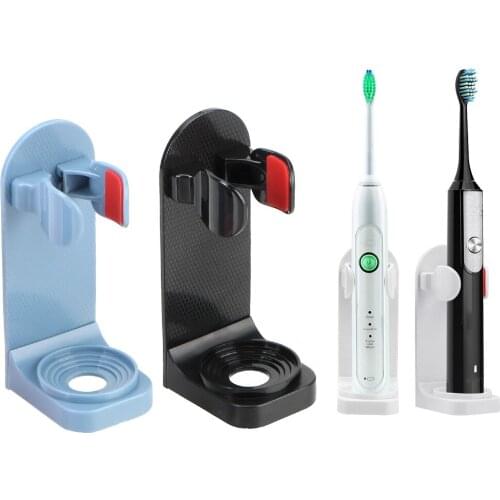 Toothbrush Organizer Space Saving Electric Toothbrush Creative Traceless Stand Rack Wall-Mounted Holder Bathroom Accessories