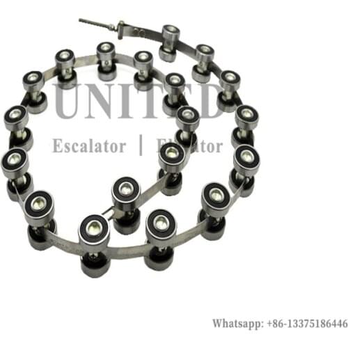 UNITED Escalator 19-section Stainless Steel Slewing Chain Pulley Group 6000-2RS Bearing
