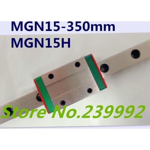 Kossel MGN15 350mm 15mm miniature linear guide MGN15 350mm rail with MGN15H carriage for X Y Z axis 3d printer parts