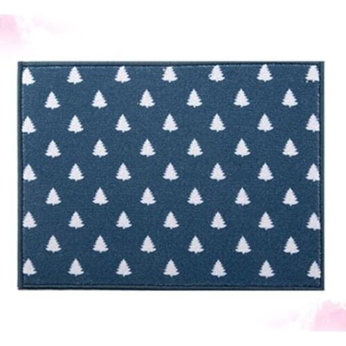 Dish Drying Mat Non-slip Mat Countertop Drain Pad Absorbent Table Mat for Tableware Pans Glassware (Dark Blue)
