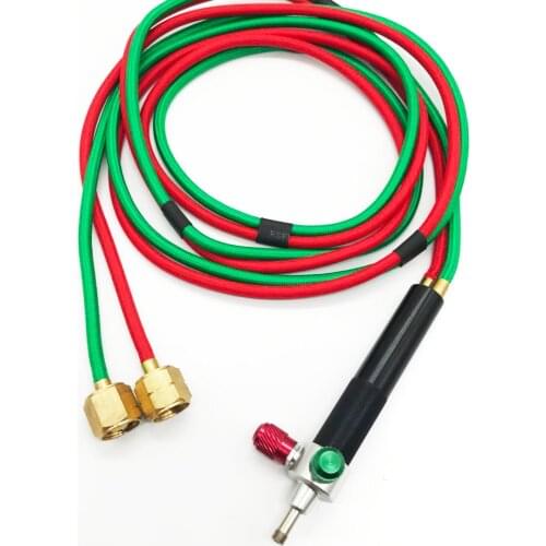 Mini gas-burner Gas Welding Torch for Oxygen & Acetylene with 5 Tips Used In Jewelry Tools