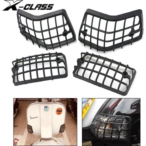 Motorcycle Front Rear Turn Signal Lights Cover Net Protector Lamp Guard Plastic Mesh Accessories for VESPA PX80 200CC LML Star