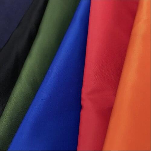 Nylon Waterproof Fabric Per Meters for Coat Windbreaker Jacket Cloth Sewing Thick 335T Twill Fabrics Plain Textile By The Meter