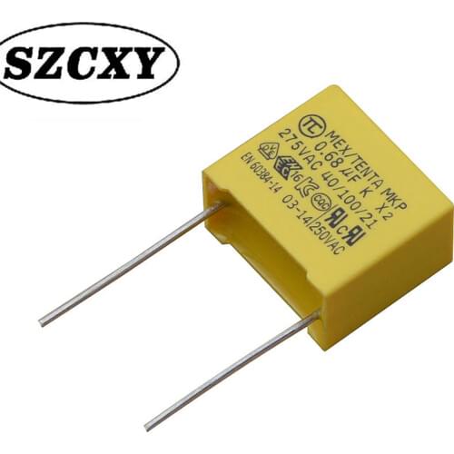 New and original 50PCS X2 275VAC684K 275V684K MKP 0.68UF P22.5 TC Safety capacitor