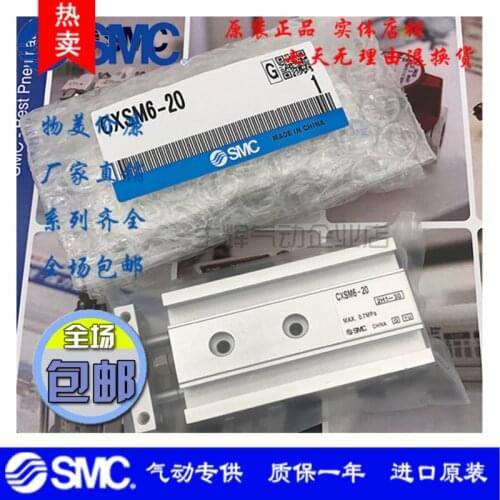 Original imported pneumatic double rod double shaft cylinder CXSM6-10/6-20/6-30/6-40/6-50 pneumatic components