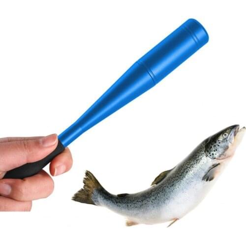 Fishing Priest Portable Multifunctional Aluminium Alloy Fish Whacker Bat Tool with EVA Handle for Fisherman