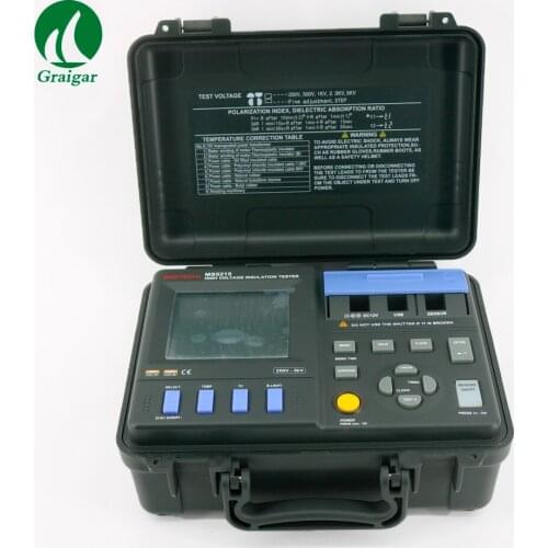 Professional MS5215 High Voltage Digital Insulation Tester with Data Storage and Upload Function