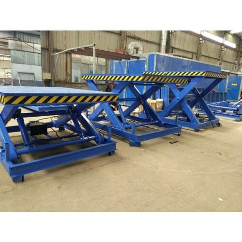 Qiyun Container Loading Unloading Goods Stationary Fixed Scissor Electrical Lift Table Hydraulic Lift Platform