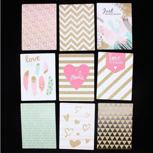 YPP CRAFT 25pcs Sheets Of Single-sided Printed Cardstock Die for Scrapbooking DIY Projects/Photo Album/Card Making Crafts